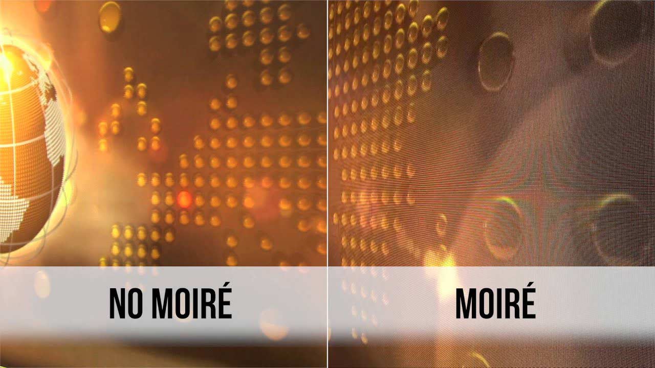 Eliminate Moiré Effect on LED Display-1