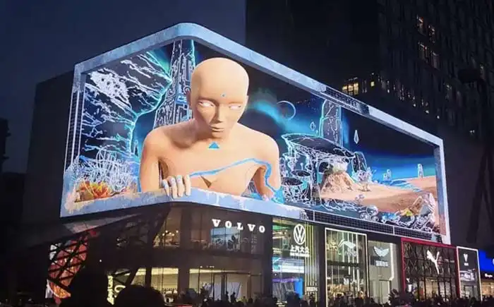 3d led display for outdoor advertising