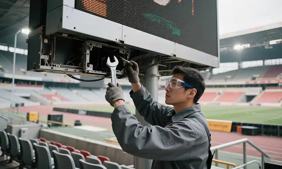 led advertising screen repairing