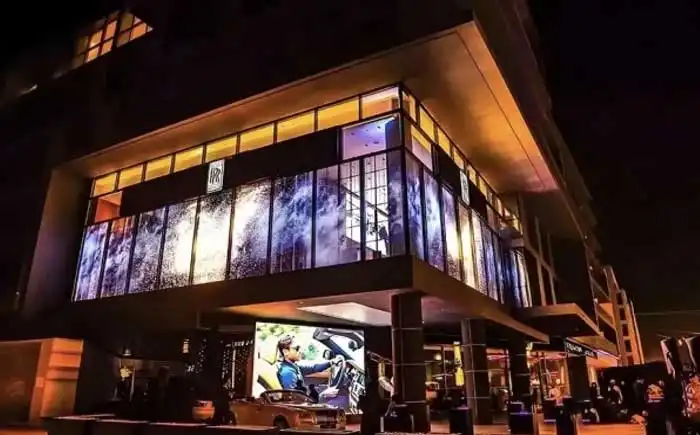 transparent led video wall for events and exhibitions